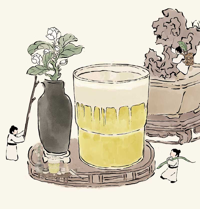 少年遊·清淺奶蓋